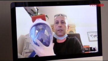 Maschere da snorkeling trasformate in dispositivi di protezione per medici